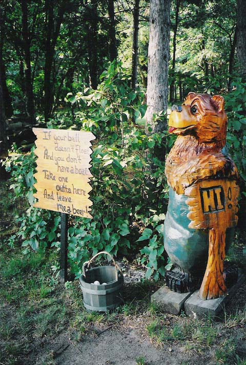 Bear with Hi Sign